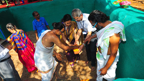 An image from The ‘Temple of the eye’ takes a giant step in its journey of ‘Service to Mankind’